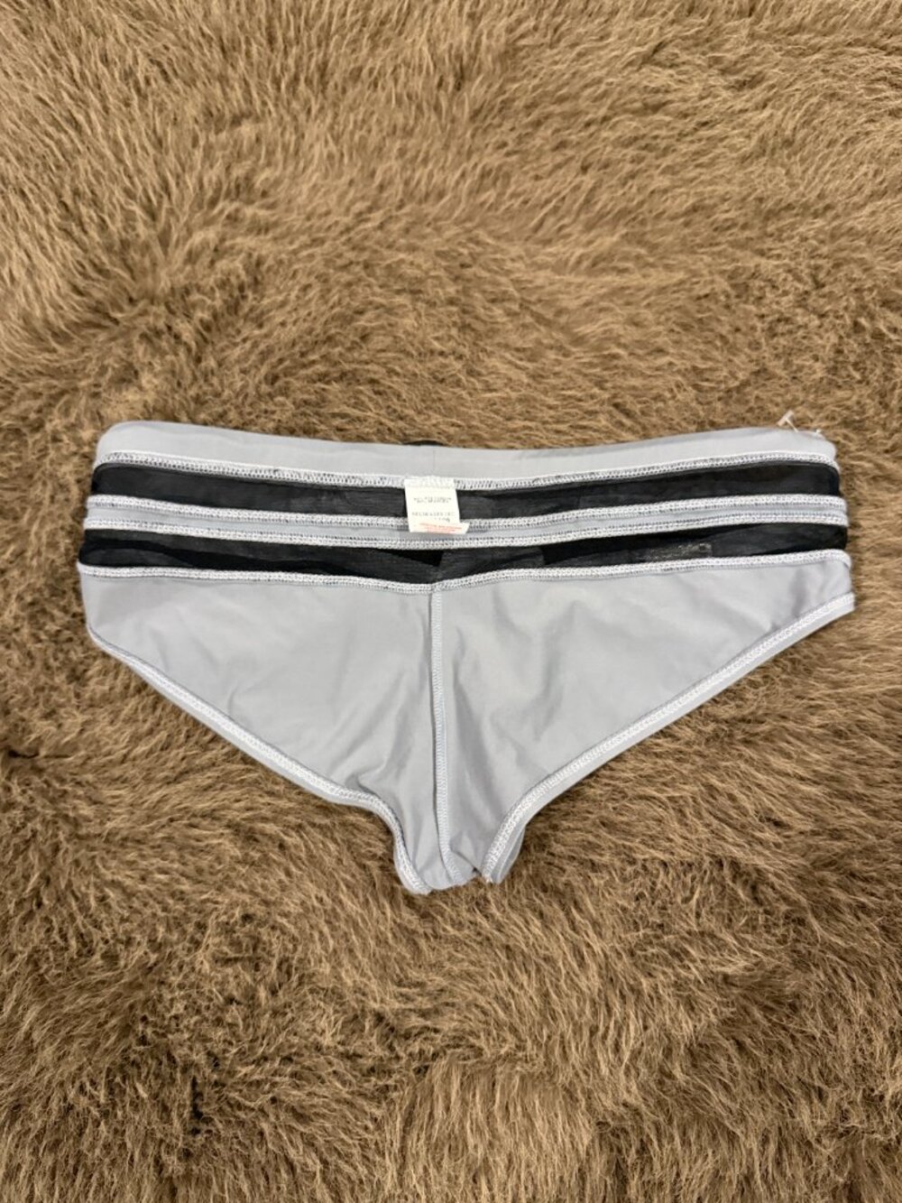 Gregg Homme Men's Swim Brief Size Medium Gray and Black Like New - Picture 9 of 9